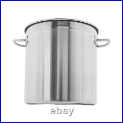35L/37Qt Stock Pot 201 Stainless Steel Crawfish Seafood Boil Pot Kitchen/Outdoor 35L/37Qt Stock Pot 201 Stainless Steel Crawfish Seafood Boil Pot Kitchen/Outdoor