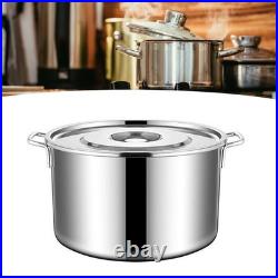 (35cm / 13.8in)Stainless Steel Cookware Stockpot Thick Heavy Duty Stock Pot L DG