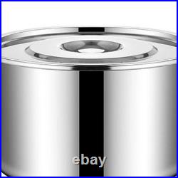 (35cm / 13.8in)Stainless Steel Cookware Stockpot Thick Heavy Duty Stock Pot L DG