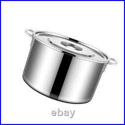 (35cm / 13.8in)Stainless Steel Cookware Stockpot Thick Heavy Duty Stock Pot L DG