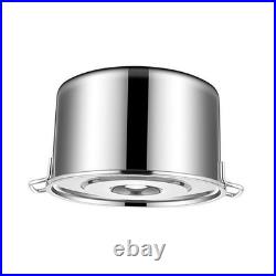 (35cm / 13.8in)Stainless Steel Cookware Stockpot Thick Heavy Duty Stock Pot L DG