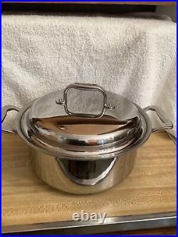360 Cookware Stainless Steel Stockpot With Lid 4 Quart New