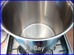 36 Ltr Large Stainless Steel Cooking Stock Pot Casserole