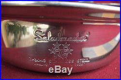 (3) New Old Stock Saladmaster saucepans 5 Star With two lids Sauce pot nice