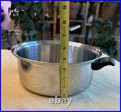 3 Pc. CUTCO 5-Ply Aluminum Core Stainless Steel 6Qt Stock Pot & Skillet with Lid