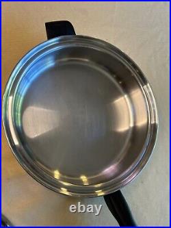 3 Pc. CUTCO 5-Ply Aluminum Core Stainless Steel 6Qt Stock Pot & Skillet with Lid