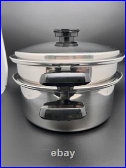 3 Pc Classica Temp. Tone Cookware Thermium Multi-Plex T304 Stainless Steel USA