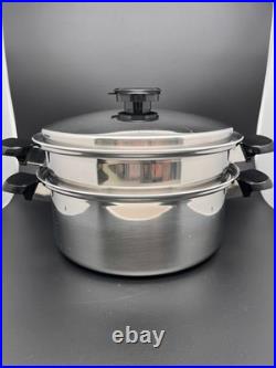 3 Pc Classica Temp. Tone Cookware Thermium Multi-Plex T304 Stainless Steel USA