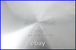 3 Piece All Clad Stainless Steel 12 Qt Multi Stock Pot with Pasta Strainer & Lid