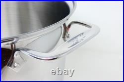 3 Piece All Clad Stainless Steel 12 Qt Multi Stock Pot with Pasta Strainer & Lid