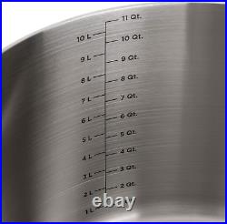 3-Ply Stainless Steel Stock Pot, 12 Quart