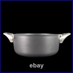 3pc Calphalon Premier Hard-Anodized Nonstick Stock Pot 6 Qt and 5 Qt with One Lid