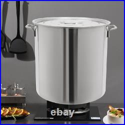 40L/42.27 Qt Stainless Steel 201 Stock Pot with Basket Cookware for Boiling