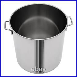40L/42.27 Qt Stainless Steel 201 Stock Pot with Basket Cookware for Boiling