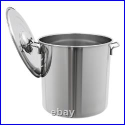 40L/42.27 Qt Stainless Steel 201 Stock Pot with Basket Cookware for Boiling