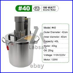 40L Automatic Sauce Stir Frying Machine With Lid Hot Pot Stockpot Electric Mixer
