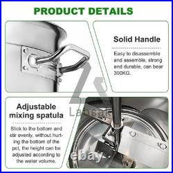 40L Automatic Sauce Stir Frying Machine With Lid Hot Pot Stockpot Electric Mixer