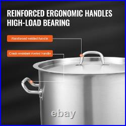 42QT Heavy Duty Stainless Steel Stockpot for Large Groups & Events