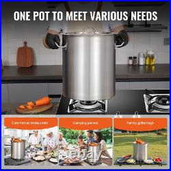 42QT Heavy Duty Stainless Steel Stockpot for Large Groups & Events