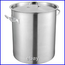 42 Quart Stainless Steel Stockpot Heavy Duty Commercial Grade Multipurpose