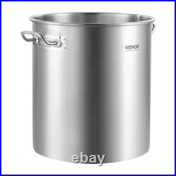 42 Quart Stainless Steel Stockpot Heavy Duty Cooking Pot with Strainer & Lid f