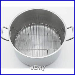 42qt Waterless Stockpot Stainless Steel Stock Pots Large Cooking Pan Pot