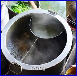 45 cm. Extra Large Thai Noodle Soup Stockpot Stainless Steel Pot Zebra Chef Thail