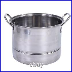 4PC Stainless Steel Stock Pot Set For Induction Cooking