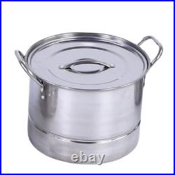 4PC Stainless Steel Stock Pot Set For Induction Cooking