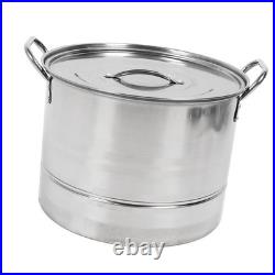 4Pcs Stockpot Set Stainless Steel Cooking Soup Stock Pot With Lid For Home