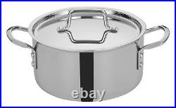 4.5qt Triply S/S Stock Pot withCover (6 Set)