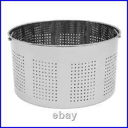 50L/52.8Qt Stainless Steel Stock Pot Kitchen Cooking Pot With Basket & Lid
