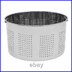 50L/52.8Qt Stock Pot Stainless Steel Stock Pot Kitchen Cooking Pot With Basket