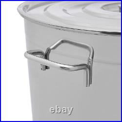 50L/52.8Qt Stock Pot Stainless Steel Stock Pot Kitchen Cooking Pot with Basket 50L/52.8Qt Stock Pot Stainless Steel Stock Pot Kitchen Cooking Pot with Basket
