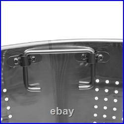 50L/52.8Qt Stock Pot Stainless Steel Stock Pot Kitchen Cooking Pot with Basket