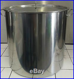 50ltr stainless steel stockpot mash tun hlt kettle large pan