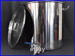 50ltr stainless steel stockpot with tap Hlt Kettle mash tun tank