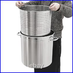 52L/55QT Stock Pot Stainless Steel Large Kitchen Soup Pot Big Cooking Restaurant 52L/55QT Stock Pot Stainless Steel Large Kitchen Soup Pot Big Cooking Restaurant
