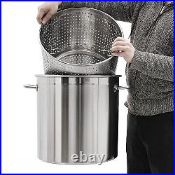 52L/55QT Stock Pot Stainless Steel Large Kitchen Soup Pot Big Cooking Restaurant 52L/55QT Stock Pot Stainless Steel Large Kitchen Soup Pot Big Cooking Restaurant