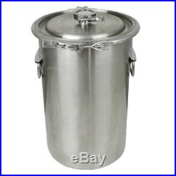 KITGARN Brew Kettle Stockpot with Lid 130L Stainless Steel Bot Brewing 34 Gallon Cooking Pot for Beer Brewing Maple Syrup Stainless Steel Large Stock Pot Cookware