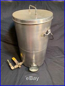 5 Gallon Leyse Brew Kettle Stainless steel brew stock pot Maple Syrup