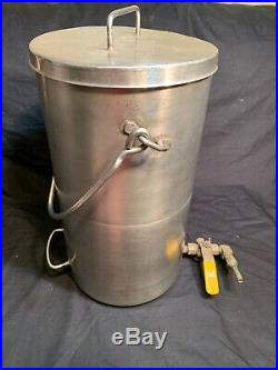 5 Gallon Leyse Brew Kettle Stainless steel brew stock pot Maple Syrup