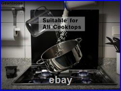 5-Ply Stainless Steel Cookware Set, 8-Piece Induction Compatible, Oven Safe