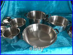 5 ply set 10 pieces stainless steel t-304
