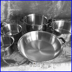 5 ply set 10 pieces stainless steel t-304