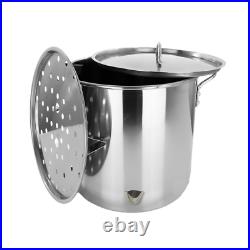 64QT Stainless Steel Tamales Big Vaporera Stock Pot (Free Gift with Any Purchase)