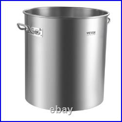 64 Quart Stainless Steel Stockpot Heavy Duty Cookware with Basket & Lid for Ev