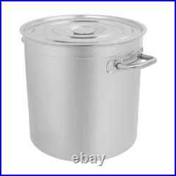 78 Quart Stock Pot Stainless Steel Large Kitchen Soup Big Cooking Steaming Fryer