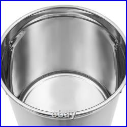 78 Quart Stock Pot Stainless Steel Large Kitchen Soup Big Cooking Steaming Fryer