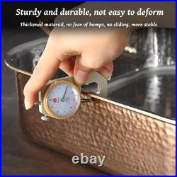 7 QT Hammered Copper Stock Pot Induction & Dishwasher Safe Rose Gold Cookware